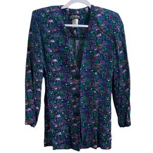 All That Jazz Vintage Floral Blazer